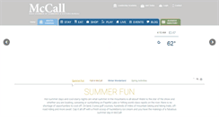 Desktop Screenshot of mccallchamber.org